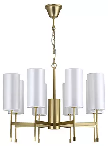 Подвесная люстра Newport 7320 7328/C brass без абажуров