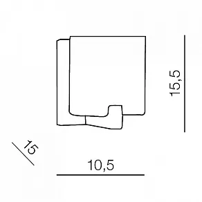 Накладной светильник Azzardo Cross 1 AZ0084