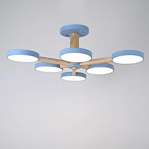 Люстра на штанге Imperiumloft TURNA Blue TURNA-B01