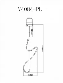 Подвесной светильник Moderli TRUE V4084-PL