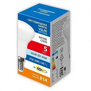 Лампа светодиодная Volpe  E14 5Вт 4000K UL-00008823