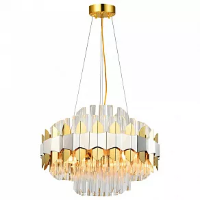 Подвесной светильник Natali Kovaltseva Skala SKALA 81435/8C BRASS SILVER