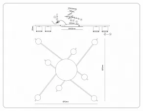 Потолочная люстра Ambrella Light COMFORT FL51759