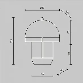 Настольная лампа декоративная Maytoni Hope MOD479TL-L14W3K
