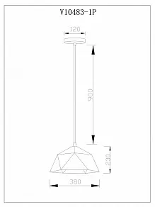 Подвесной светильник Moderli Genoa V11560-1P