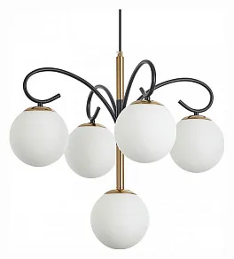 Подвесная люстра Arte Milano Neapolis-73808 273808/4+1 BK/GD