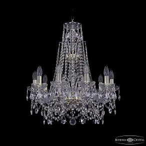 Подвесная люстра Bohemia Ivele Crystal 1411 1411/10/195/XL-65 G
