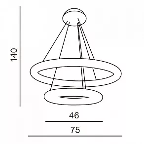Подвесная люстра Azzardo Angel 2 AZ1319