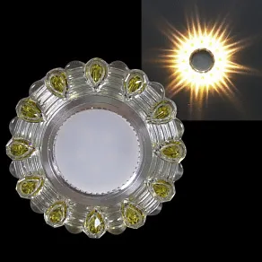 Встраиваемый светильник Reluce  14301-9.0-001LD MR16+LED3W WT/YL