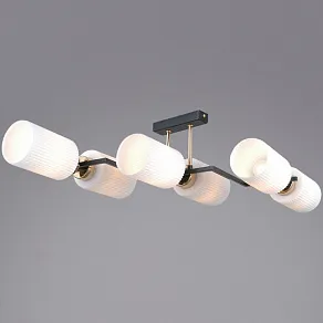 Потолочная люстра ILLUMICO NAPLES IL0809-6ASQ-25 BK AB NAPLES