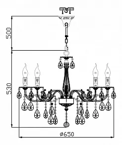 Подвесная люстра Maytoni Pastello ARM387-08-W