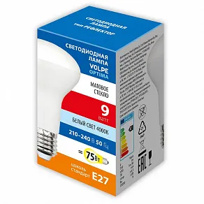 Лампа светодиодная Volpe  E27 9Вт 4000K UL-00008819