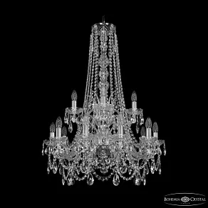 Подвесная люстра Bohemia Ivele Crystal 1411 1411/10+5/240/h-94 2d Ni
