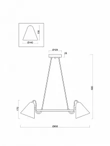 Подвесная люстра Freya Falke Market FR8001PL-05WG