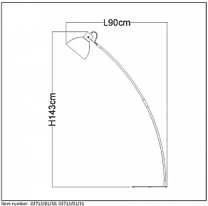 Торшер Lucide Curf 03713/01/31