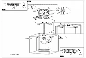 Подвесной светильник Eglo ПРОМО Loncino 49495