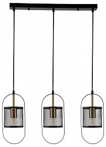 Подвесной светильник Indigo Via 10009/3P Black