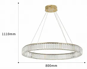 Подвесной светильник Arte Milano AM-9018 2728B.D800.LED G