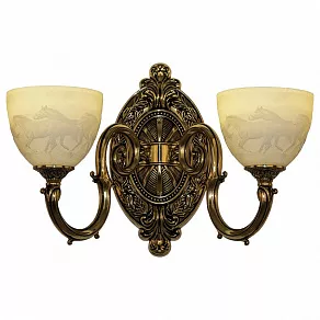 Бра Bohemia Ivele Crystal 7203 7203B12/2/210 GB P1 U Horse