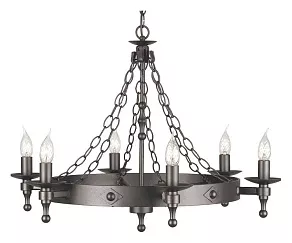 Подвесная люстра Elstead Lighting Warwick WR6-GRAPHITE