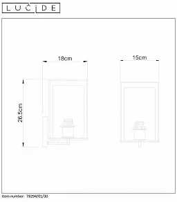 Бра Lucide Dounia 78294/01/30