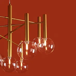 Люстра на штанге Freya Luce FR5584CL-L45G