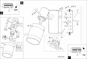 Бра Eglo Orvieto 1 93701