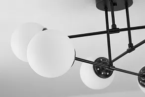 Люстра на штанге LUMINA DECO Fino TC 2003-6 BK