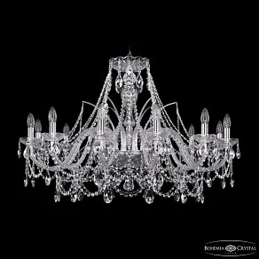 Подвесная люстра Bohemia Ivele Crystal 1411 1411/12/360 Ni