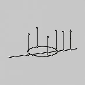 Трек подвесной Maytoni Готовая конструкция TFC-Flar-H05-BS