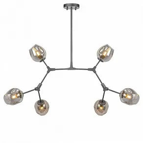 Люстра на штанге AM-Group LOFT LOFT-6 BK