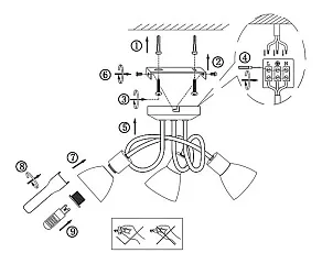 Потолочная люстра Globo Avalanche 56042-3D