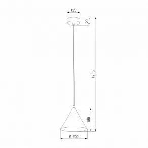 Подвесной светильник Elektrostandard Bevel a068472