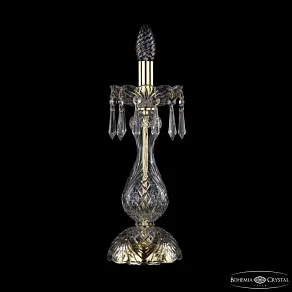 Настольная лампа декоративная Bohemia Ivele Crystal 1403 1403L/1-35 G