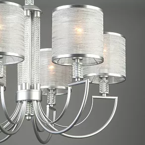 Подвесная люстра Eurosvet Licata 60099/6 серебро