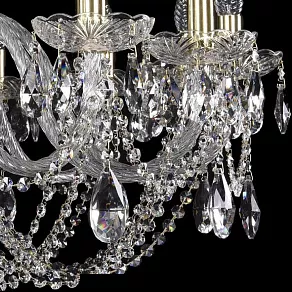 Подвесная люстра Bohemia Ivele Crystal 1402 1402/16/400/G