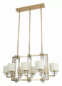 Люстра на штанге Newport 35400 35408/S gold без абажуров