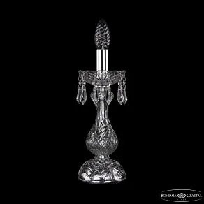 Настольная лампа декоративная Bohemia Ivele Crystal 1403 1403L/1-31 Ni