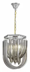 Подвесная люстра LUMINA DECO Boscone LDP 7044-300 CHR+GY