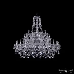 Подвесная люстра Bohemia Ivele Crystal 1411 1411/20+10+5/400/2d Ni