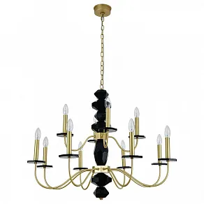 Подвесная люстра Newport VANESSA 3878+4/С brass