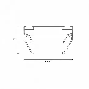 Профиль-держатель Hesby Lighting Skylite HSBL_0193
