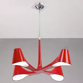 Люстра на штанге Mantra Ora Red 1601