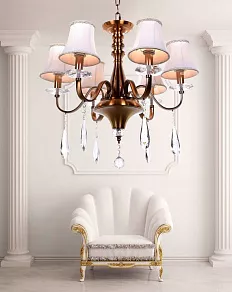 Подвесная люстра LUMINA DECO Rifossa LDP 9012-6