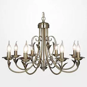 Подвесная люстра Eurosvet 60050 60050/8 античная бронза