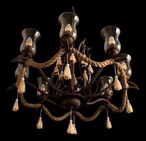 Подвесная люстра Arte Lamp Galeone A8989LM-8BR