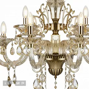 Подвесная люстра iLamp Asia 61079-8+4 BR