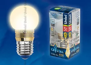 Лампа светодиодная Uniel  E27 5Вт 3000K 10064