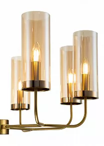 Люстра на штанге Indigo Balletto 13014/8R Brass