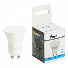 Лампа светодиодная Feron LB-272 GU10 5Вт 6400K 51223